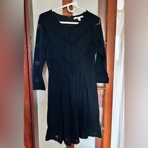 LC Lauren Conrad Black Long Sleeve Dress